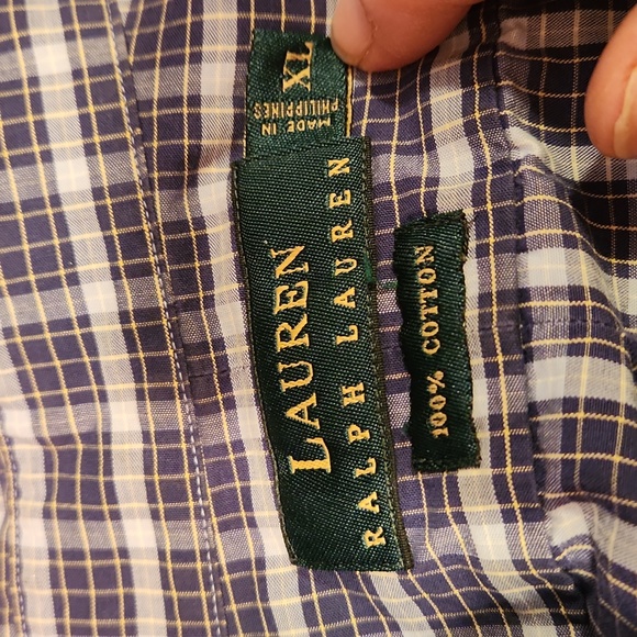 Lauren Ralph Lauren men's XL short sleeved button down shirt - Picture 5 of 5